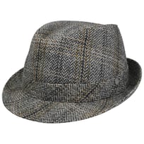 Overcheck Wool Trilby Hat by Lierys - &pound;69.95