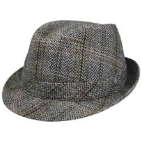 Overcheck Wool Trilby Hat by Lierys - &pound;69.95