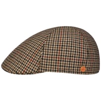Paddy Casual Houndstooth Flat Cap by Mayser - &pound;78.95