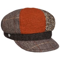 Patchwork Wool Newsboy Cap by Lierys - &pound;61.95