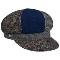 Patchwork Wool Newsboy Cap by Lierys - &pound;61.95