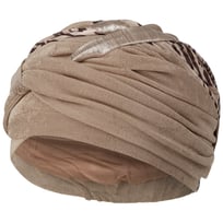 Perla Taupe Tiger Turban by Christine Headwear - &pound;58.95