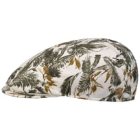 Pierce Jungle Linen Flat Cap Zechbauer by Mayser - &pound;104.00