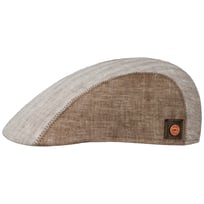 Prince Twotone Linen Flat Cap by Mayser - &pound;88.95