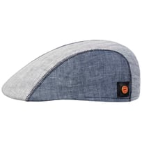 Prince Twotone Linen Flat Cap by Mayser - &pound;88.95