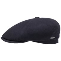Reid 6 Panel Flat Cap by Stetson - &pound;65.80
