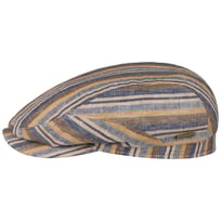 Sacota Driver Linen Flat Cap by Stetson - &pound;119.00
