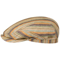 Sacota Driver Linen Flat Cap by Stetson - &pound;119.00