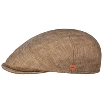 Sidney Herringbone Linen Flat Cap by Mayser - &pound;79.95