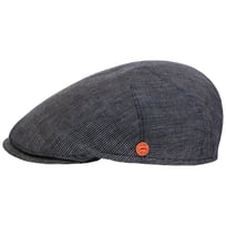 Sidney Linen Stripes Flat Cap by Mayser - &pound;87.95