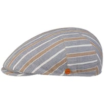 Sidney Stripes Cotton Flat Cap by Mayser - &pound;79.95