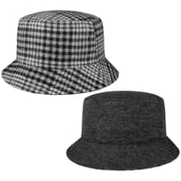 Small Checks Bucket Reversible Hat by Lipodo - &pound;18.95
