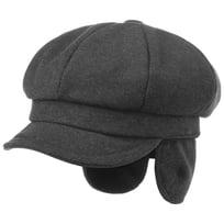 Soft Newsboy Cap with Ear Flaps by Lipodo - &pound;26.95