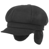 Soft Newsboy Cap with Ear Flaps by Lipodo - &pound;26.95