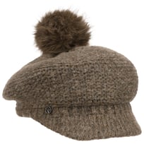 Soft Pompom Newsboy Cap by Loevenich - &pound;31.95