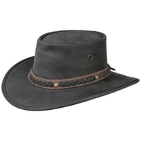 Squashy Bronco Leather Hat by BARMAH - &pound;103.95