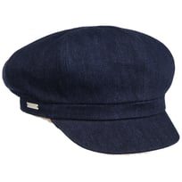 Stiva Denim Newsboy Cap by Seeberger - &pound;44.95