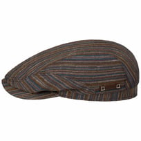 Stripe Barista Driver Flat Cap by Stetson - &pound;119.00