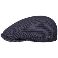 Striped Herringbone Driver Flat Cap by JJ Hats - &pound;105.95