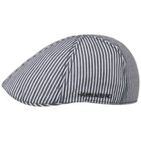 Stripes Cotton Flat Cap by Hammaburg - &pound;37.50