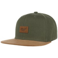 Suede 6 Panel Classic Snapback Cap by Reell - &pound;30.95