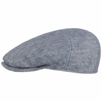 Summer Linen Driver Flat Cap by Stetson - &pound;129.00