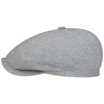 Sustainable Hanover 6 Panel Flat Cap by Stetson - &pound;99.00