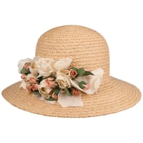Telina Raffia Hat with Flowers by Lierys - &pound;87.95