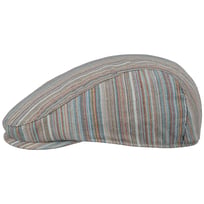 Temberton Stripes Flat Cap by Lipodo - &pound;22.95