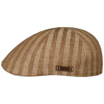 Texas Coffee Dyed Barista Flat Cap by Stetson - &pound;99.00