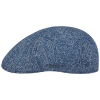 Texas Denim Paisley Flat Cap by Stetson - &pound;74.20