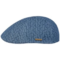 Texas Embroidered Denim Flat Cap by Stetson - &pound;99.00