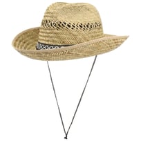 Texas Straw Hat with Chin Strap by Lipodo - &pound;20.95