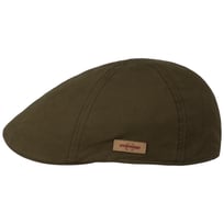 Texas Waxed Cotton WR Flat Cap by Stetson - &pound;69.00