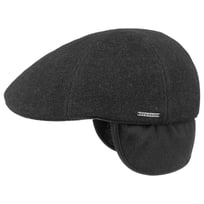 Texas Wool Earflap Flat Cap by Stetson - &pound;89.00