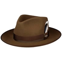 Thornley Fur Felt Fedora Hat by JJ Hats - &pound;237.95