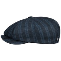 Tonsberg Wool Stripes Flat Cap by Lierys - &pound;70.95