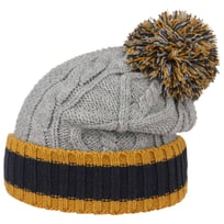 Tricolour Bobble Hat by Lipodo - &pound;14.95
