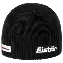 Eisbär Berretto Beanie Trail Crystal Skipool – Lana Merino, Fodera In Pile, Donna, Made In Austria