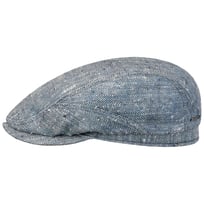 Tweed Herringbone Driver Flat Cap by Stetson - &pound;169.00