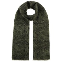 Twotone Paisley Mix Wool Scarf by Stetson - &pound;69.00