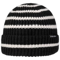 Twotone Stripes Beanie With Cuff by Chillouts - &pound;24.95