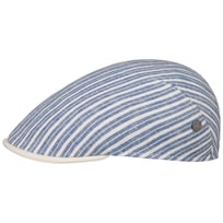 Twotone Stripes Flat Cap by Lierys - &pound;70.95