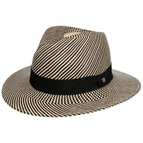 Twotone Stripes Traveller Panama Hat by Lierys - &pound;131.95