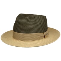 Twotone Toyo Fedora Raffia Hat by Stetson - &pound;89.00