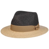 Twotone Toyo Traveller Raffia Hat by Stetson - &pound;89.00