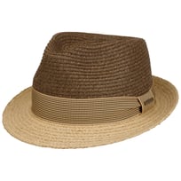 Twotone Toyo Trilby Raffia Hat by Stetson - &pound;89.00