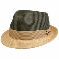 Twotone Toyo Trilby Raffia Hat by Stetson - &pound;89.00