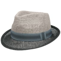 Twotone Trilby Straw Hat by Lipodo - &pound;26.95