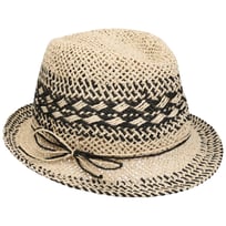Twotone Vented Trilby Straw Hat by Loevenich - &pound;35.95